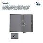 Viva Comfort Large Double Door Locking Medical Cabinet, Gray (999-03-GRY-MK)~#|#~sp323984158_sc7
