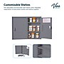 Viva Comfort Medium Double Door Locking Medical Cabinet, Gray (999-02-GRY-MK)~#|#~sp323984175_sc7