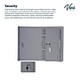 Viva Comfort Medium Double Door Locking Medical Cabinet, Gray (999-02-GRY-MK)~#|#~sp323984178_sc7