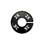 Nahanco Round Clothing Rack Size Divider, Black with White Print, Size 3X~#|#~8AF5900B-CBB3-4477-B7C4944EE1319794_sc7