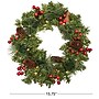 Excello Brands 15.75" Wreath with LED Fairy Lights, Green (OD-WRTH-LED)~#|#~sp324254781_sc7