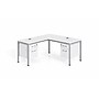 Boss Office Products Simple System 60"W 1-Person Workstation Desk, White (SGSD004-101-WT)~#|#~sp324258927_sc7