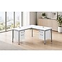 Boss Office Products Simple System 60"W 1-Person Workstation Desk, White (SGSD004-101-WT)~#|#~sp324258929_sc7
