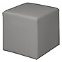 Regency Jean Vinyl Square Stool Ottoman, Grey (N6263GY)~#|#~sp324321202_sc7