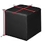 Regency Jean Vinyl Square Ottoman, Black, 2/Set (N6263BK2PK)~#|#~sp324321431_sc7