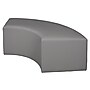 Regency Aurora Vinyl Curved Ottoman, Grey (N6265GY)~#|#~sp324321908_sc7