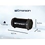 Emerson Portable Bluetooth® Speaker with LED Lighting & Carrying Strap, Gray (EAS-3001-GRAY)~#|#~sp324323079_sc7