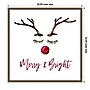 Amanti Art Reindeer Merry and Bright by Portfolio Framed Canvas Wall Art Print, 22"W x 22"H (A42678396610)~#|#~sp324385580_sc7