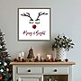 Amanti Art Reindeer Merry and Bright by Portfolio Framed Canvas Wall Art Print, 22"W x 22"H (A42678396610)~#|#~sp324385583_sc7