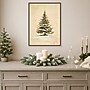Amanti Art Snowy Christmas Tree Lights by Jolly and Dash Framed Canvas Wall Art Print, 18"W x 24"H (A426710430583)~#|#~sp324385609_sc7