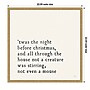 Amanti Art Simple Christmas I Cream by Laura Marshall Framed Canvas Wall Art Print, 22"W x 22"H (A42675456270)~#|#~sp324385615_sc7