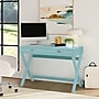 Linon Home Decor Products Peggy 44"W Writing Desk, Blue (862264BLU01U)~#|#~sp324445263_sc7