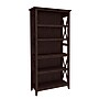 Regency Key West 66"H 5-Shelf Bookcase with Adjustable Shelves, Black Cherry (KWB132BC-03)~#|#~sp324684912_sc7
