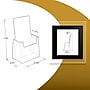 Azar Brochure Holder, Desktop/Countertop, Top Loading, White Plastic, 2/Pack (252012-WHT-2PK)~#|#~sp325199213_sc7