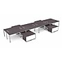 Boss Office Products Simple System 66"W Desk with Storage Cabinet, Driftwood, 8/Set (SGSD026-202)~#|#~sp325264593_sc7