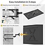 Mount-It! Weatherproof Full-Motion Column TV Mount for 32" to 65" TVs, Holds Up to 55 lbs., Black (MI-414)~#|#~sp325325396_sc7