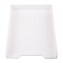 JAM Paper Stackable Paper Trays, White, Desktop Document, Letter & File Organizer Tray, 2/Pack (344WHA)~#|#~sp33565480_sc7