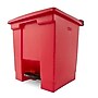 Rubbermaid Resin Trash Can with Lid, Red, 8 gal. (FG614300RED)~#|#~sp35051887_sc7