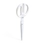 Poppin Scissors 9" Stainless Steel, Pointed Tip, White, 48/Pack (100186-MC)~#|#~sp35514373_sc7
