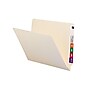 Smead Shelf-Master 100% Recycled End Tab File Folder, Straight Cut, Letter Size, Manila, 100/Box (24160)~#|#~sp36187353_sc7
