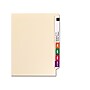 Smead Shelf-Master 100% Recycled End Tab File Folder, Straight Cut, Letter Size, Manila, 100/Box (24160)~#|#~sp36187357_sc7