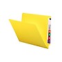 Smead Colored End Tab File Folder, Shelf-Master Reinforced Straight-Cut Tab, Letter Size, Yellow, 100/Bx (25910)~#|#~sp36187510_sc7