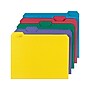 Staples® Colored File Folders w/ Reinforced Tabs, Letter, 5 Tab, 100/Box~#|#~sp36187568_sc7