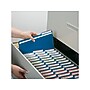 Smead Pressboard File Folder, 1/3-Cut Tab, 1" Expansion, Letter Size, Dark Blue, 25/Box (21541)~#|#~sp36187838_sc7