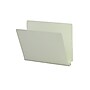 Smead End Tab Pressboard File Folder, Straight-Cut Tab, 2" Expansion, Letter Size, Gray/Green, 25/Box  (26210)~#|#~sp36188063_sc7