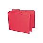 Smead Interior File Folder, 1/3-Cut Tab, Letter Size, Red, 100/Box (10267)~#|#~sp36188104_sc7