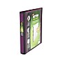 Staples Heavy Duty 1" 3-Ring Better Binder, D-Ring, Plum (22158-US)~#|#~sp36283855_sc7