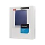 Staples Standard 1/2" 3-Ring View Binder, White (26329-CC)~#|#~sp36286216_sc7
