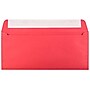 JAM Paper Peel & Seal #10 Kraft Business Envelope, 4 1/8" x 9 1/2", Christmas Red, 25/Pack (11789)~#|#~sp36388044_sc7