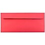 JAM Paper Peel & Seal #10 Kraft Business Envelope, 4 1/8" x 9 1/2", Christmas Red, 25/Pack (11789)~#|#~sp36388122_sc7