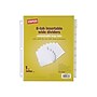 Staples Large Tabs Extra Wide Insertable Paper Dividers, 8-Tab, White (13495/11223)~#|#~sp36617276_sc7