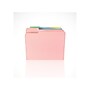 Staples Colored Top-Tab File Folders, 3 Tab, Assorted Pastels, Letter Size, 24/Pack~#|#~sp36618469_sc7