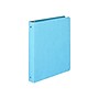 Wilson Jones PRESSTEX 1" 3-Ring Non-View Binders, Opaque Light Blue (38612)~#|#~sp37068951_sc7