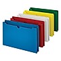 Staples Reinforced File Jacket, 2" Expansion, Legal Size, Assorted, 10/Pack (3045DT10-ASST)~#|#~sp37069424_sc7