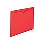 Smead File Jacket, Reinforced Straight-Cut Tab, Flat-No Expansion, Letter Size, Red, 100/Box (75509)~#|#~sp37069486_sc7