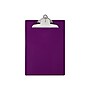 Saunders US-Works Plastic Clipboard, Letter Size, Purple (21606)~#|#~sp37069526_sc7