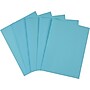 Staples Brights Multipurpose Paper, 24 lbs., 8.5" x 11", Blue, 500/Ream (20101)~#|#~sp37069797_sc7
