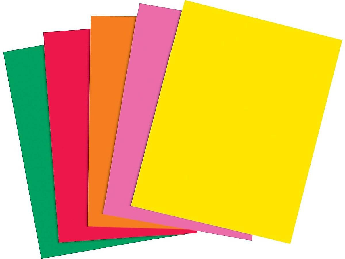 MyOfficeInnovations Brights 24 lb. Colored Paper Assorted Colors 733088