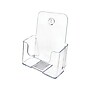 Deflecto Docuholder Brochure Holder, 7.75" x 6.5", Vertical, Wall Mounted, Clear Plastic (DEF74901)~#|#~sp37069997_sc7
