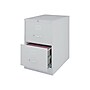 Staples 2 File Drawers Vertical File Cabinet, Locking, Gray, Legal, 26.5"D (13448D)~#|#~sp37727385_sc7