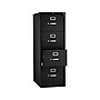 HON 510 Series 4-File Drawers Vertical File Cabinet, Legal Size, Lockable, 51.97"H x 18.27"W x 25"D, Black (514CPP)~#|#~sp37727455_sc7