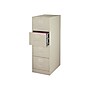 Staples Commercial 4-Drawer Vertical File Cabinet, Legal Size, Lockable, 51.97"H x 17.8"W x 26.5"D, Putty (59604/25416)~#|#~sp37848931_sc7