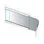 Azar Nameplate Holder, 8.5" x 2", Horizontal, Desktop/Wall, Clear, Plastic, 10/Pack (199608)~#|#~sp37916807_sc7
