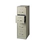 Staples Commercial 4-Drawer Vertical File Cabinet, Letter Size, Lockable, 51.97"H x 15"W x 22"D, Putty (22336D)~#|#~sp37916844_sc7