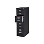 Staples Commercial 4-Drawer Vertical File Cabinet, Locking, Letter, Black, 25"D (25164D)~#|#~sp37920068_sc7