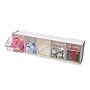 Deflect-O® Tilt Bin™ Storage Bins, Interlocking Stackable, 5 Bins, 6-1/2" x 23-5/8" x 5-1/4", White (20503OP)~#|#~sp37930446_sc7